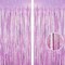 Light Purple Fringe Curtain Backdrop, 2 Pack Tinsel Foil Fringe Curtains Party Decorations Streamers, Xmas Light Purple Metallic Glitter Backdrop for Birthday Wedding Bridal Shower Photo Booth